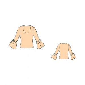 top sewing pattern - πατρόν για μπλούζα