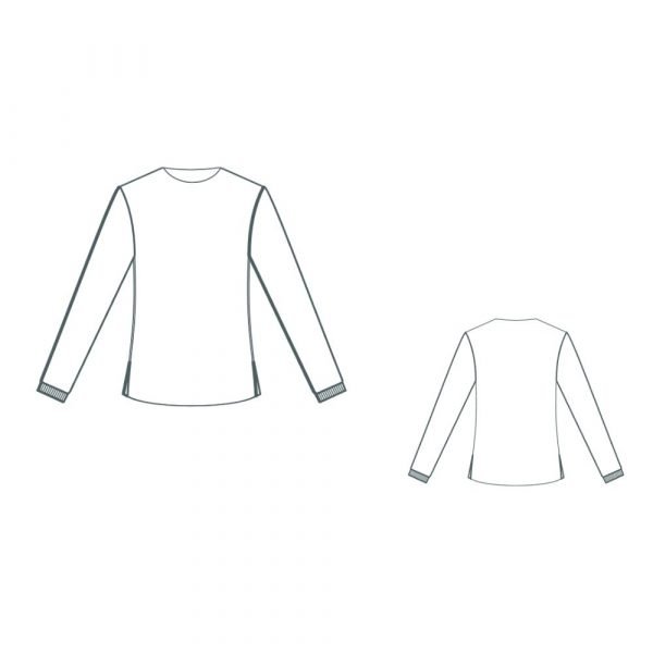 Μοντέρνα εφαρμογή με σχισμές - Modern fit t-shirt with side slits