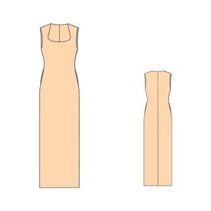 Πατρόν για βαμβακερό φόρεμα - Cotton dress sewing pattern