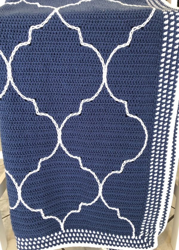 Crochet Blanket Pattern - κουβέρτα βελονάκι