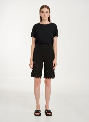 Bermuda Shorts in Black