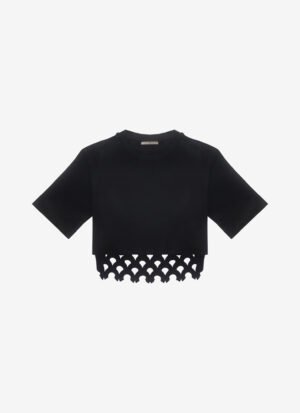 Bi-Layer T-Shirt in Black