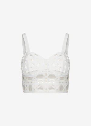 Bustier Top in White