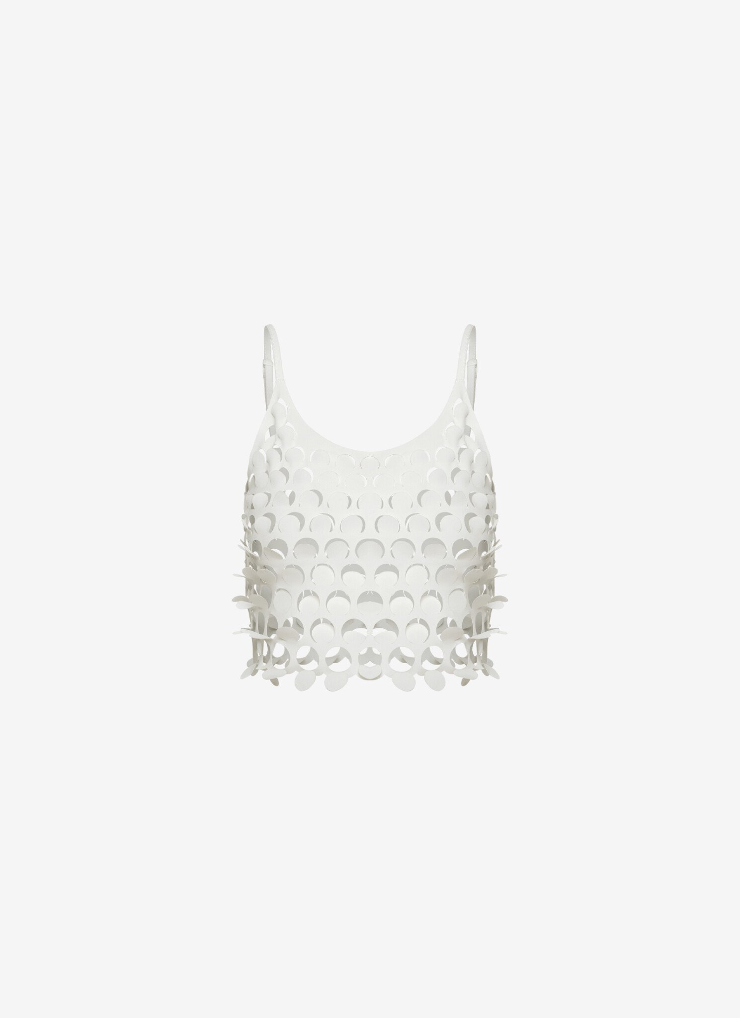 Cropped Camisole in White