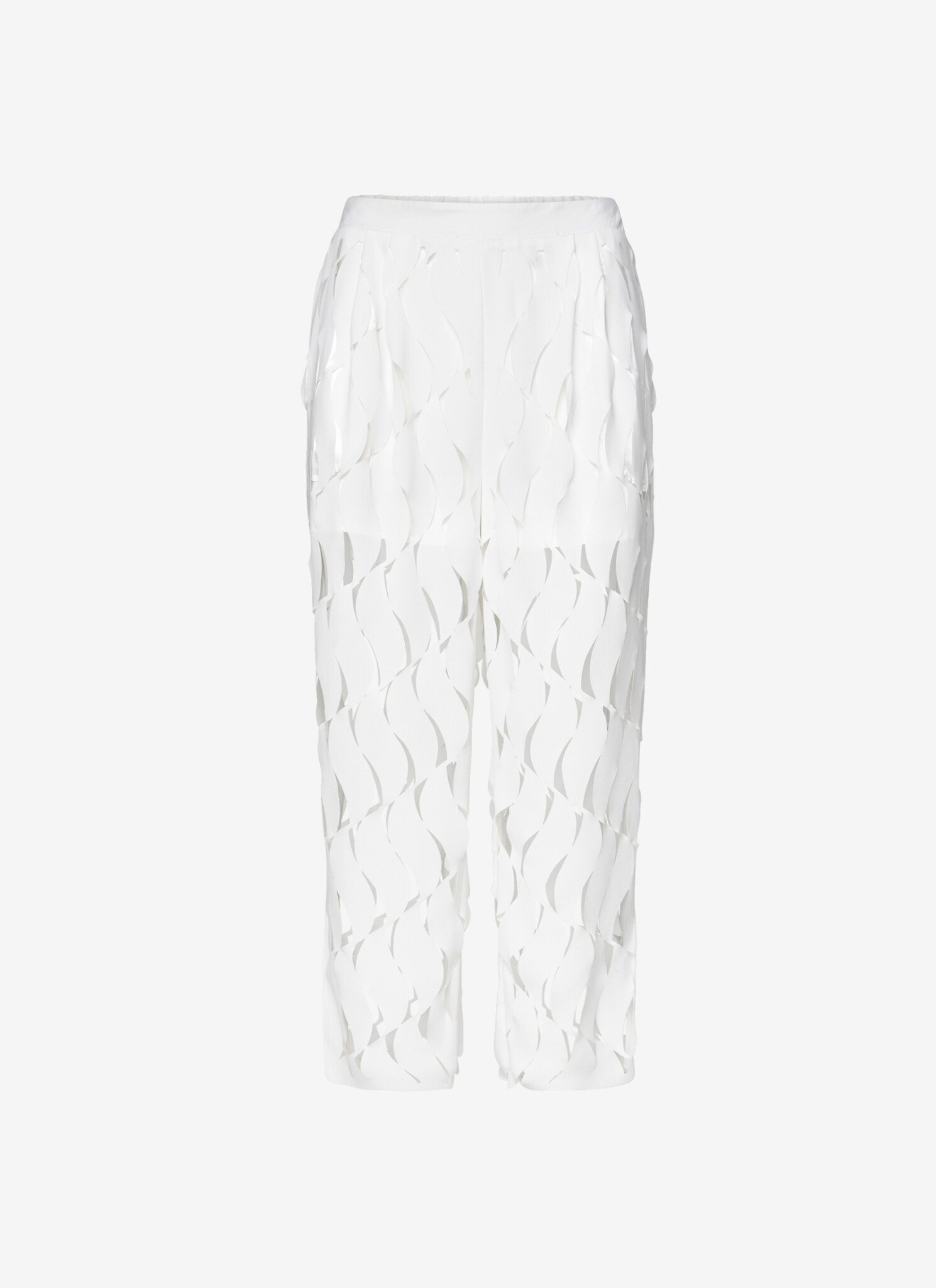 Cropped Pants in White