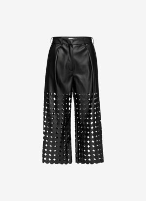 Cropped Pleated Pants