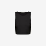 Cropped Tank-Top In Black Light Scuba