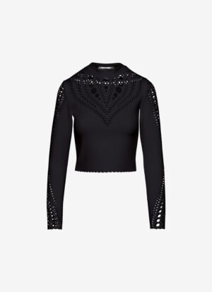 Cropped Top in Black