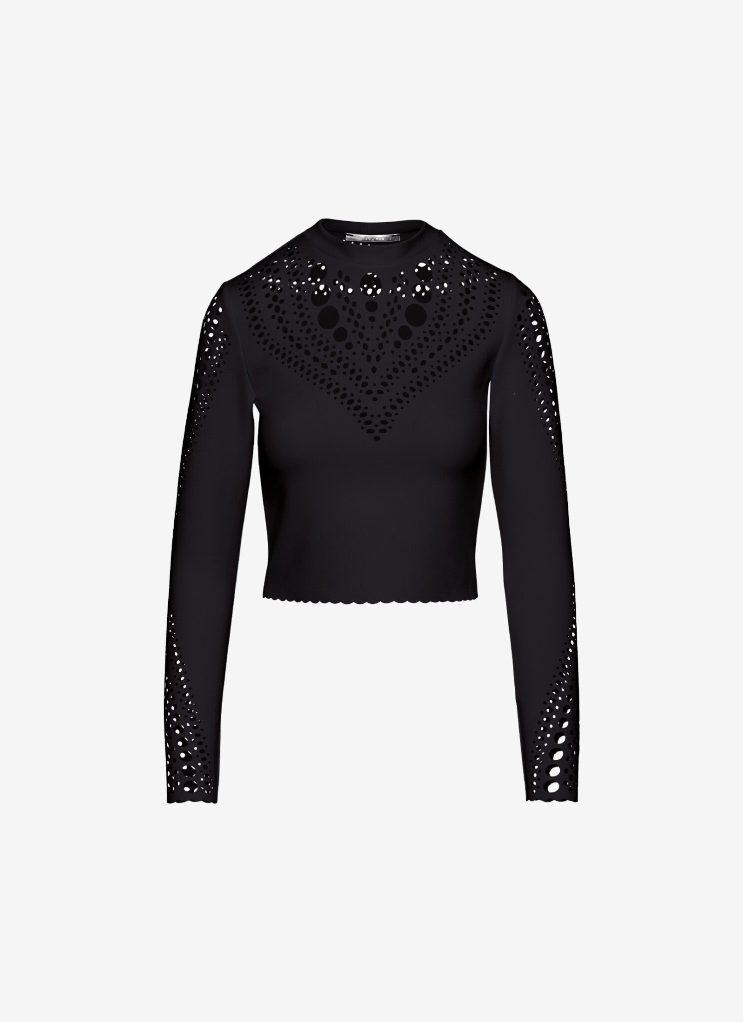 Cropped Top in Black