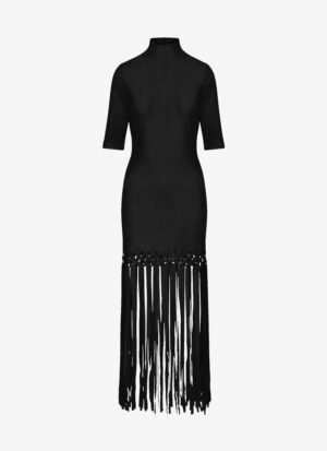 Dress in Black Suede