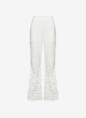 Flared Pants in White