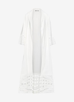 Long Kimono in White
