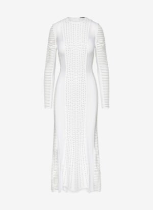 Long Sleeved Dress in White