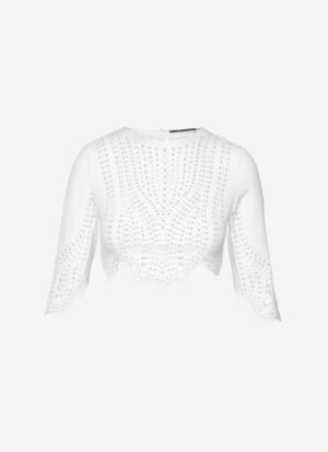 Long Sleeved Top in White