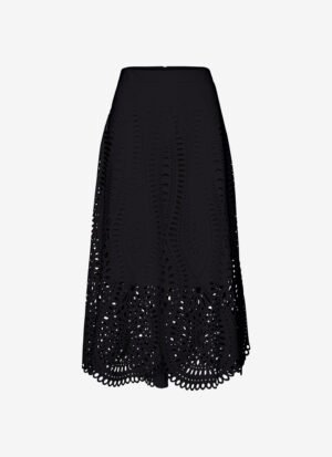 Midi Cloche Skirt in Black