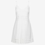 Mini A-Line Dress in White