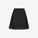 Mini A-Line Skirt in Black