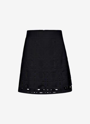 Mini A-Line Skirt in Black