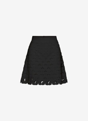 Mini A-Line Skirt in Black