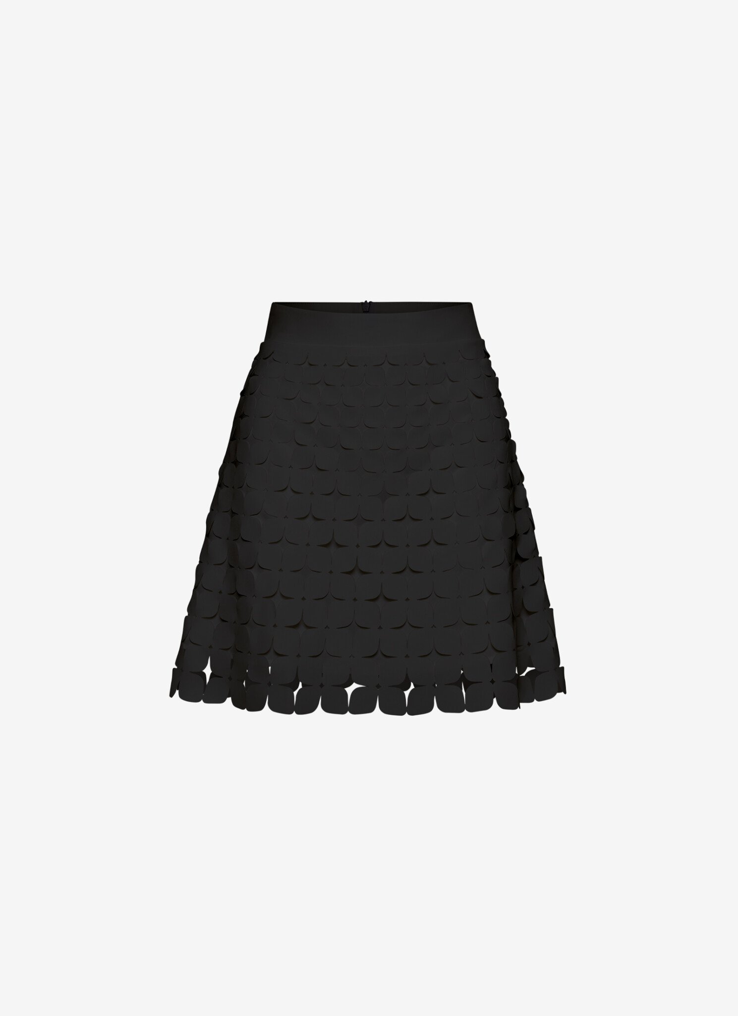 Mini A-Line Skirt in Black