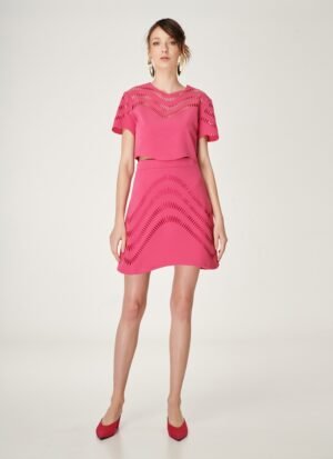 Mini Skirt In Fuchsia