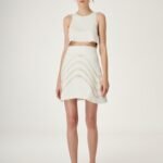 Mini Skirt In White