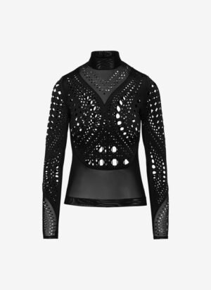 Mock Neck Long Sleeved Top