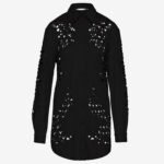 Overshirt In Black Suede