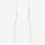 Oversized Tank Top-Dress in White