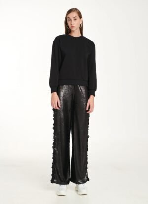 Pants In Black Sequin