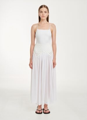 Sheer Cover-Up in White