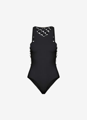 Sleeveless Bodysuit in Black