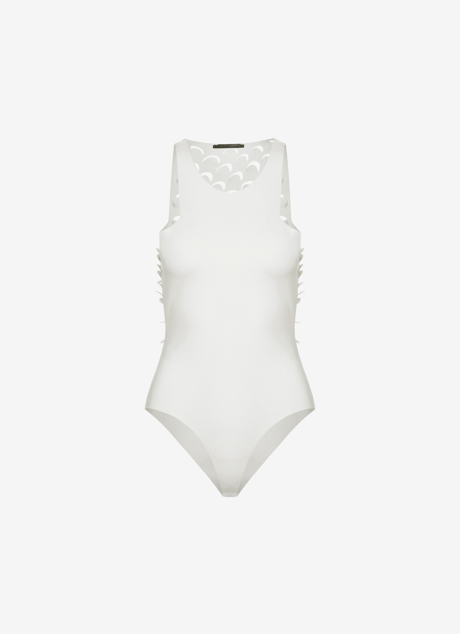 Sleeveless Bodysuit in White