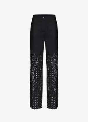 Straight Line Pants in Black