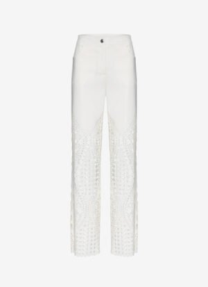 Straight Line Pants in White