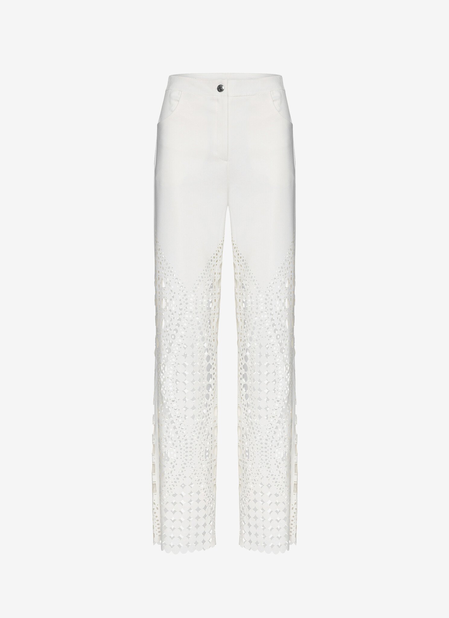 Straight Line Pants in White
