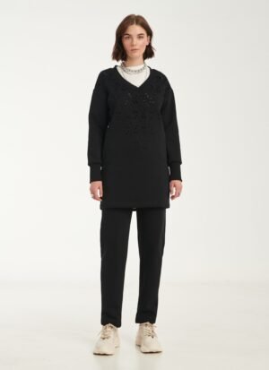 Sweater Dress In Black