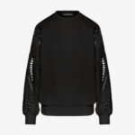 Sweathirt with Raglan Sleeves in Black