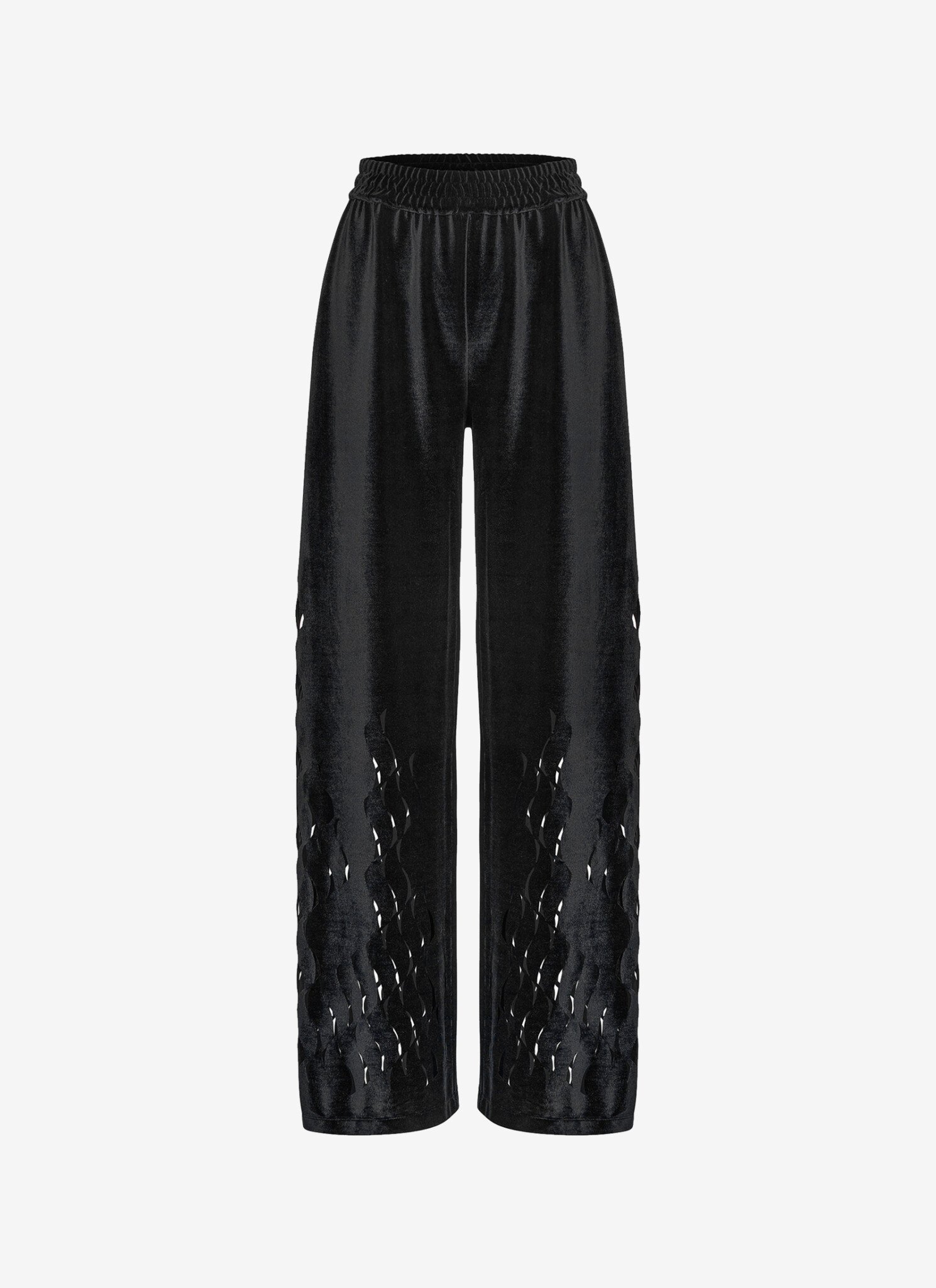 Sweatpants in Black Velour