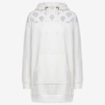 Sweatshirt Dress in White