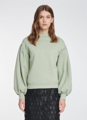 Sweatshirt With Cut-out in Mint
