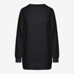Sweatshirt with Reglan Sleeves in Black