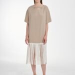 T-Shirt Dress in Taupe