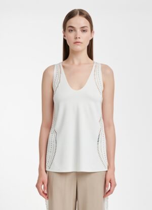 Tank Top in White Light Scuba