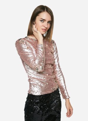 Top In Pink Sequin