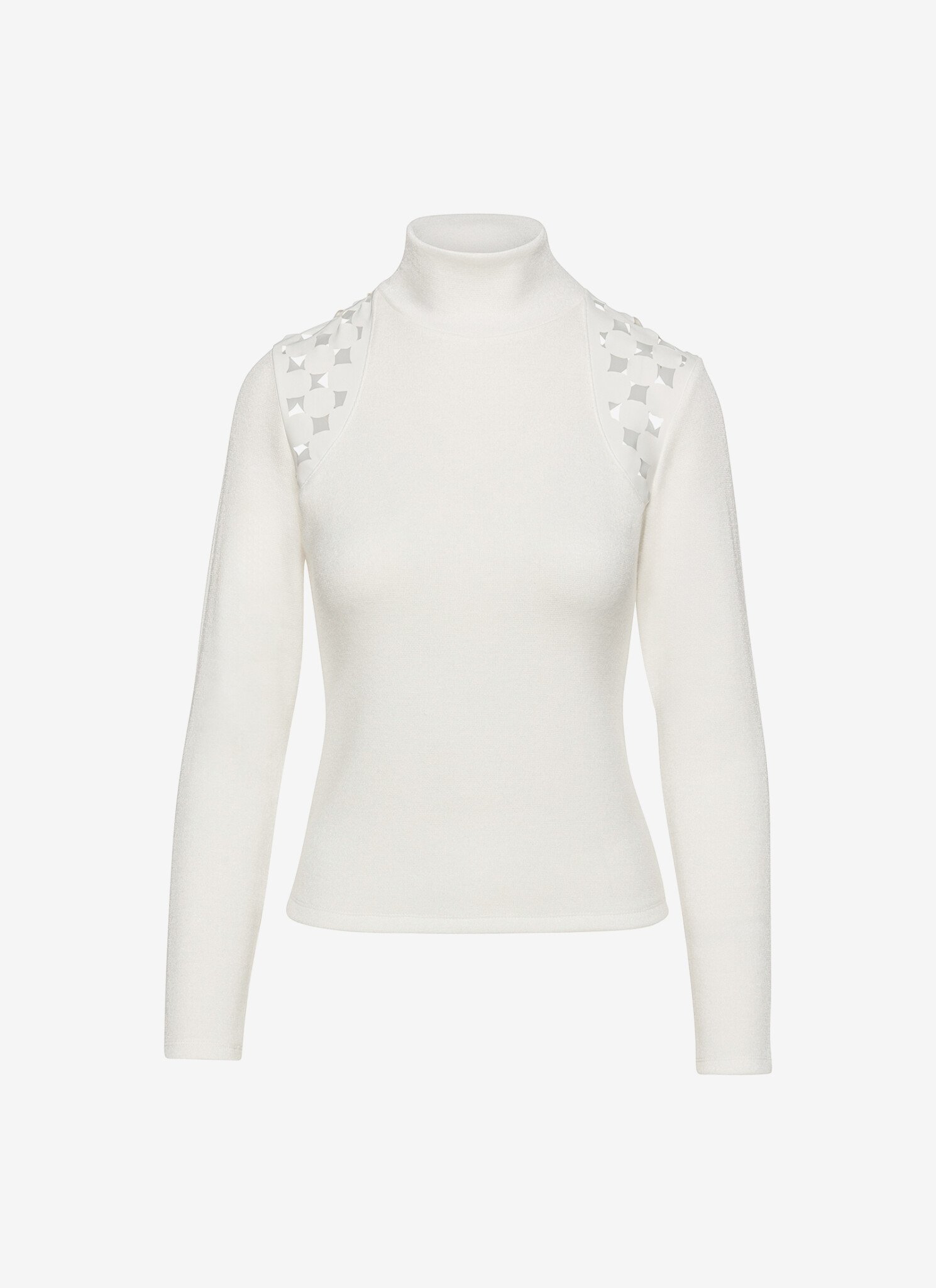 Turtleneck Sweater in White