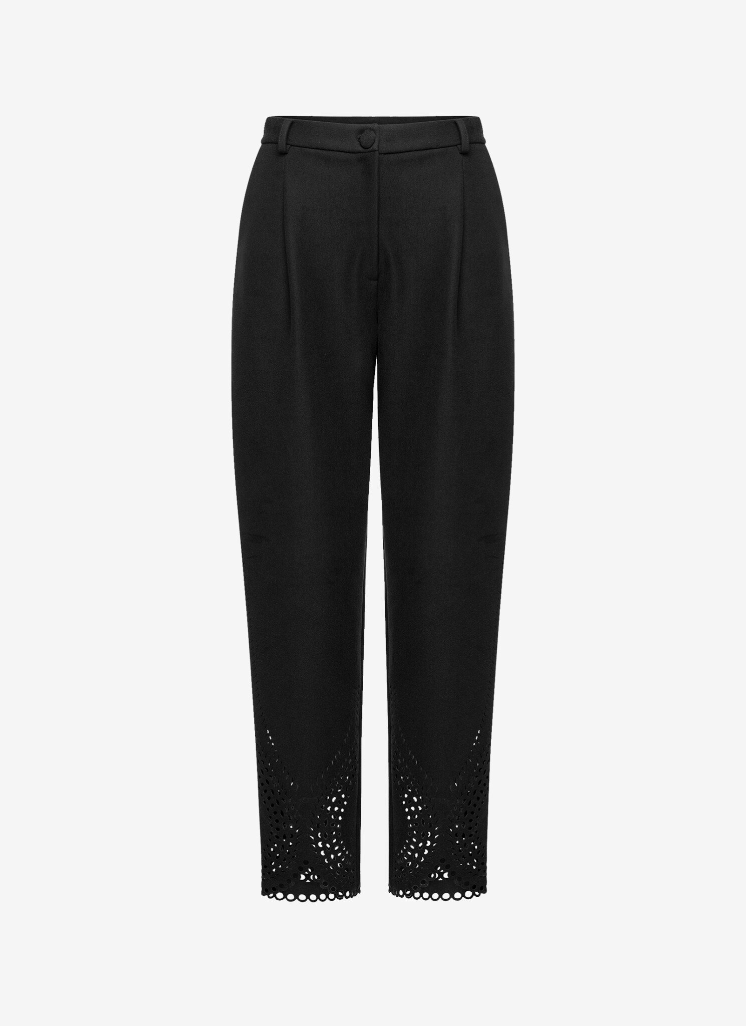 Pleated Pants in Black