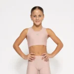 Τοπ με στρογγυλή λαιμόκοψη και αθλητική πλάτη