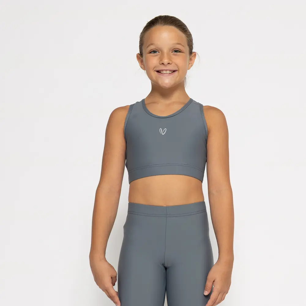 Τοπ με στρογγυλή λαιμόκοψη και αθλητική πλάτη