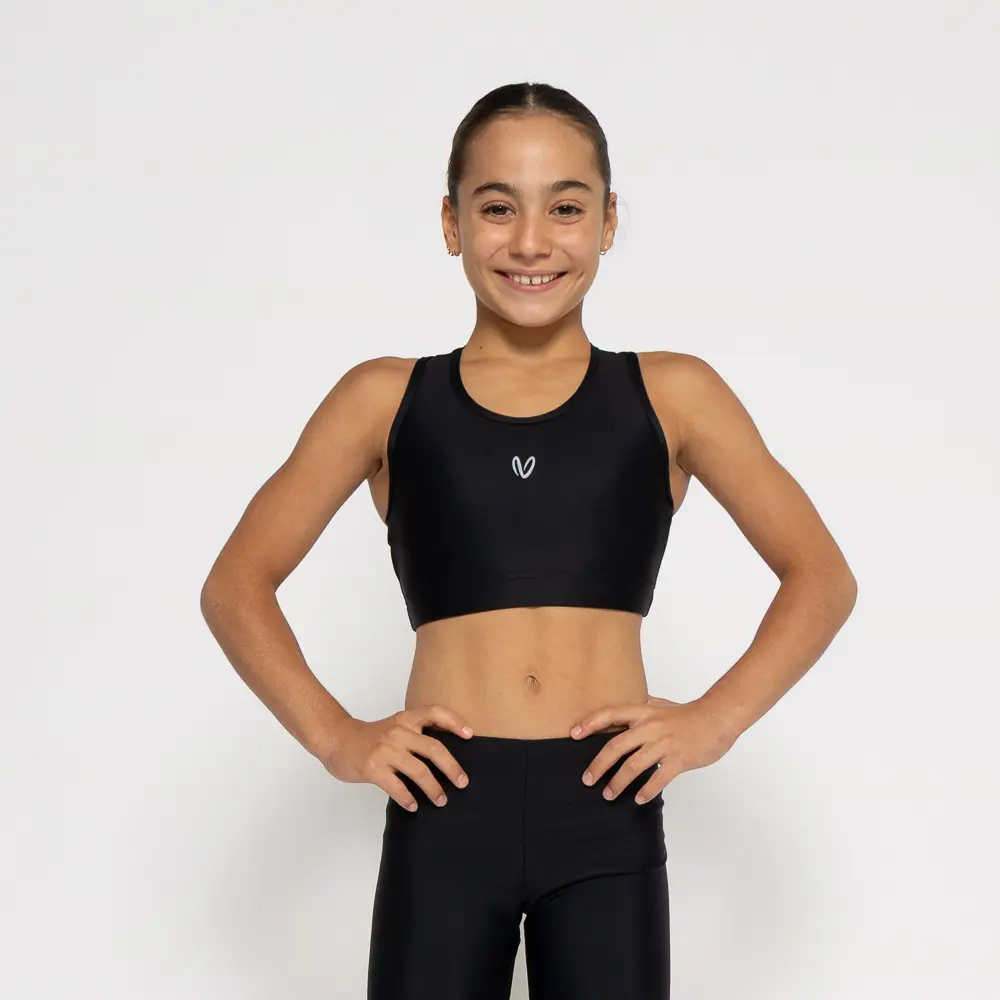 Τοπ με στρογγυλή λαιμόκοψη και αθλητική πλάτη